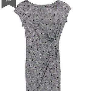 Love...Ady Plaid Twist Front Dress-Size S